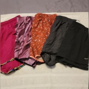 5 pair Nike Dri Fit Shorts